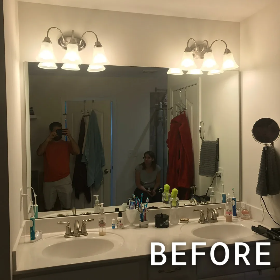 Bathroom Mirror Upgrade — photo 3