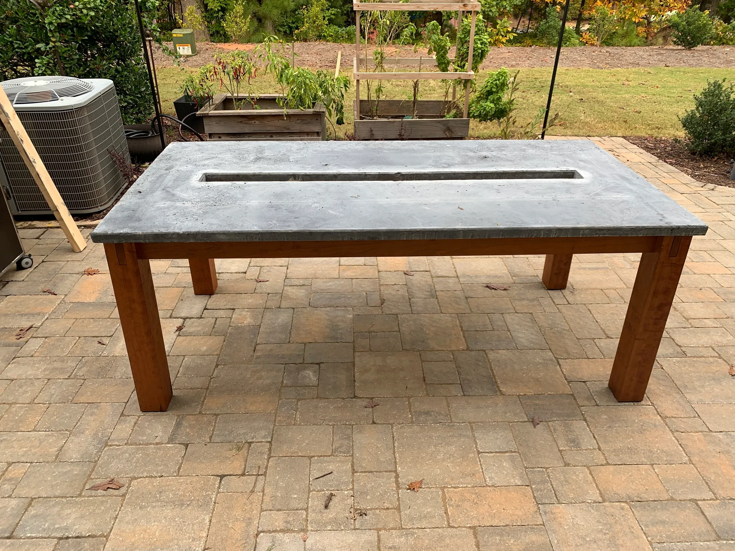 Concrete Top Table — photo 2