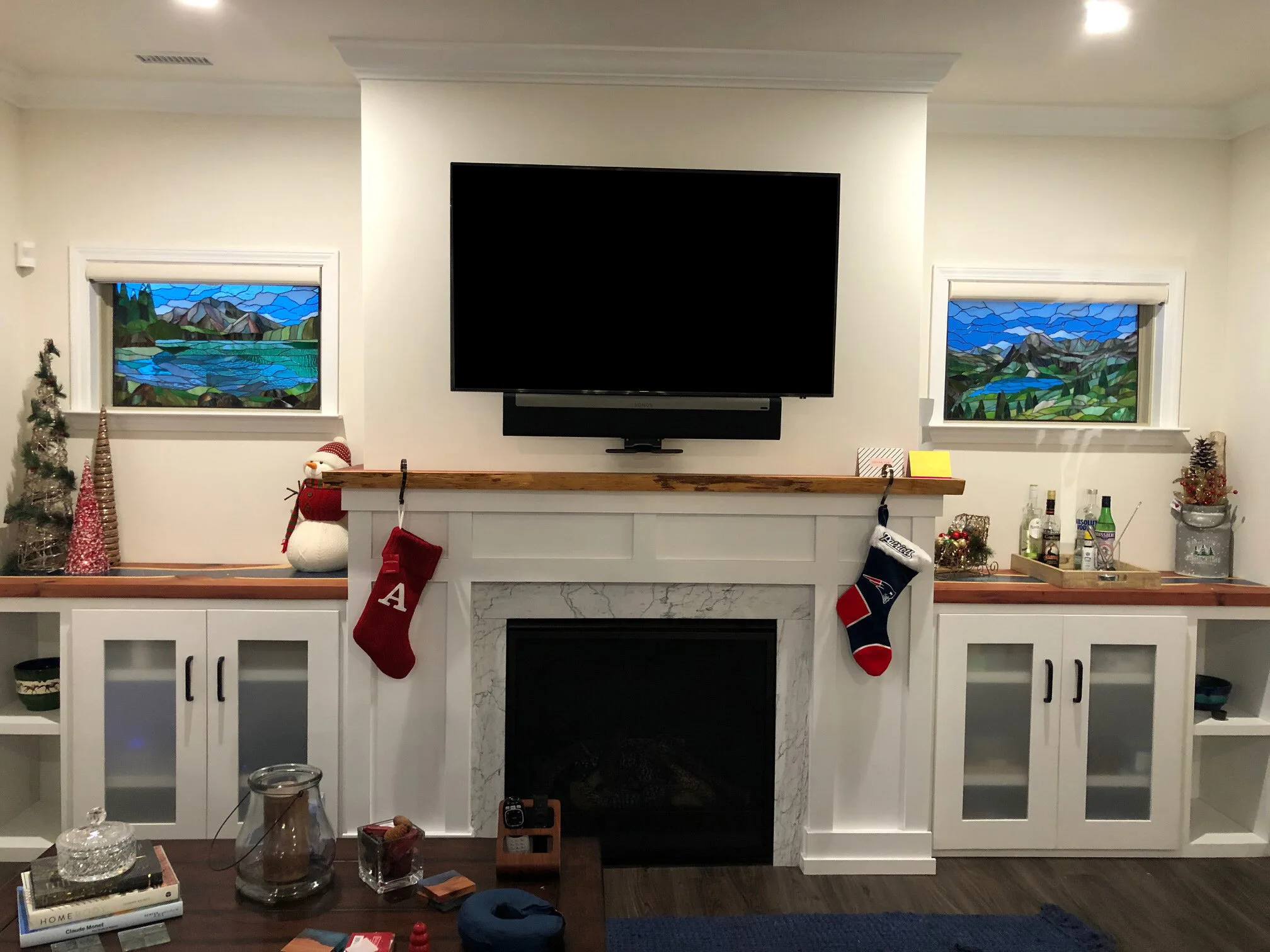 Mantel+Cabinets